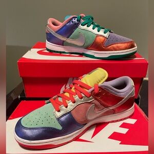 Nike Dunks Low SE “sunset pulse”, like new! Super clean